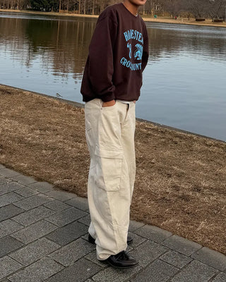 Lettering print sweatshirt