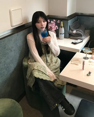 Flower lace dress