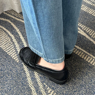 Shirring loafers