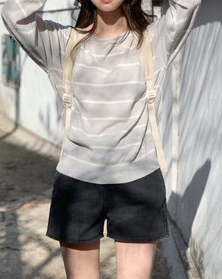 Striped knit - 3 colors
