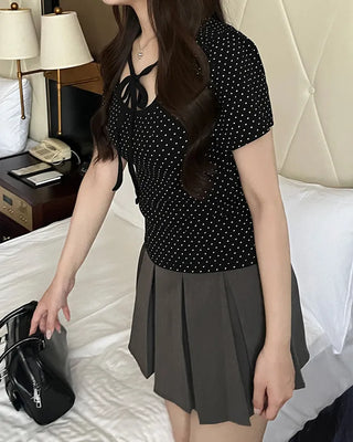 Tie Dot Half Sleeve T-Shirt