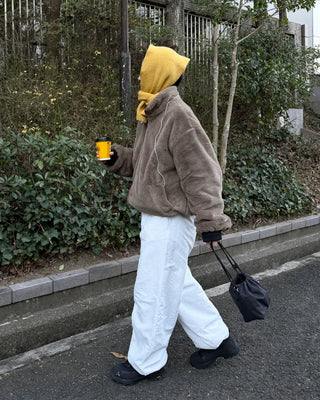 Reversible fur jacket