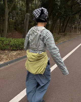 Balloon Fit Nylon Pants
