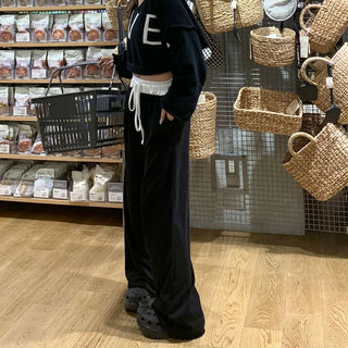 Two-tone sweatpants
