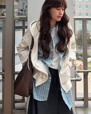 Pocket String Hooded Parka