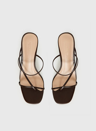 The Becka Heels Chocolate