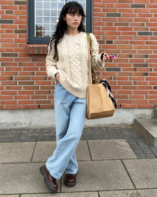 Big Square Suede Shoulder Bag