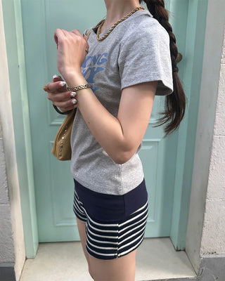 Striped shorts