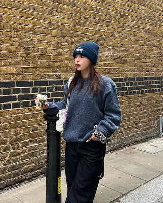Rib-knit sweater