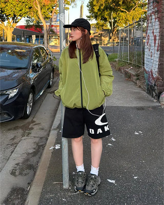 Oversized windbreaker
