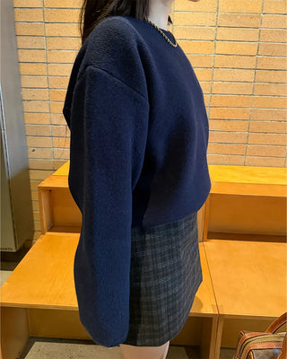 Oversized Round Neck Knit