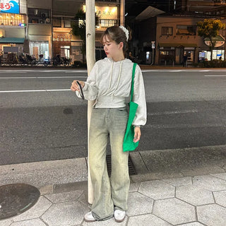 Cropped hoodie