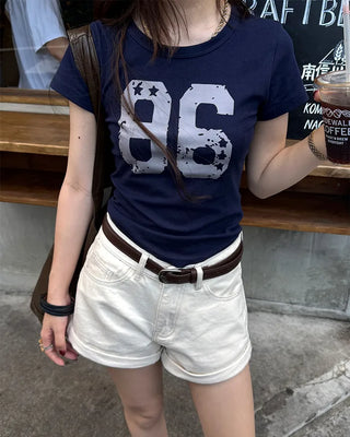 86 Numbering Slim T-Shirt