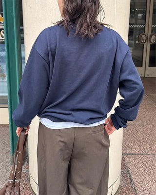 (Unisex) Round Cropped Sweatshirt