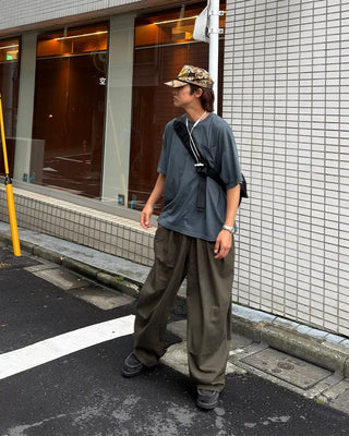 Pintuck balloon pants