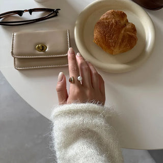 Pearl open ring