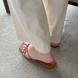 Flat thong sandals