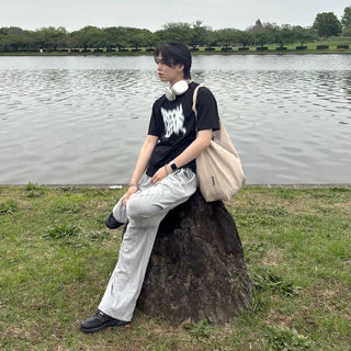 (Unisex) Rock Print T-Shirt