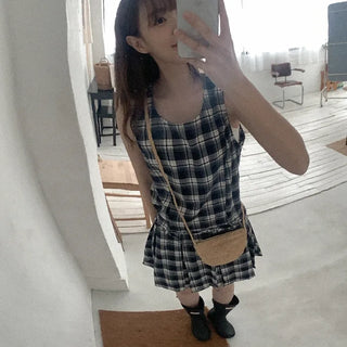 Checked tunic