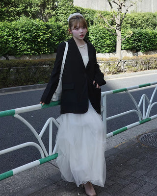 Oversized single jacket