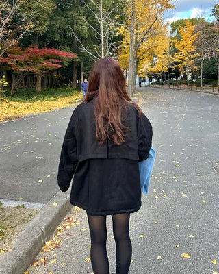 Drawstring zip jacket