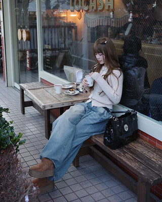 Cherry Cable Knit Cardigan