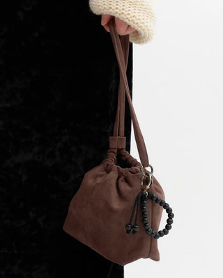 [7th Re-release] (ORIGINAL) Cord Knot Wood Keyring (black)