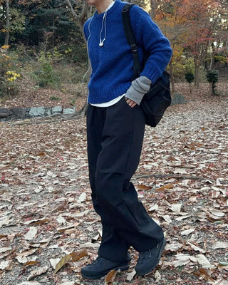 Basic polo neck knit