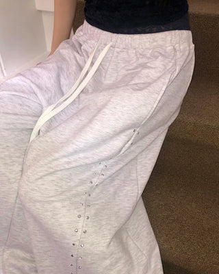 Stud wide training pants