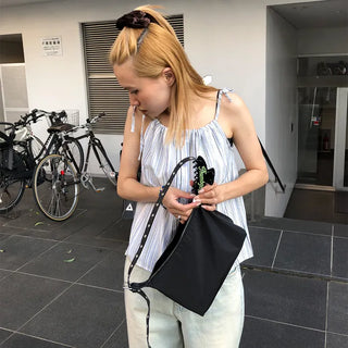 Striped button camisole