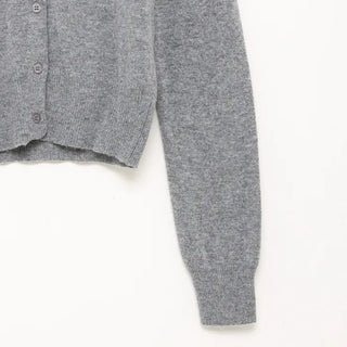 Cropped Collar Cardigan