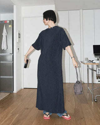 Summer pleated long dress
