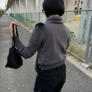 Scarf cardigan