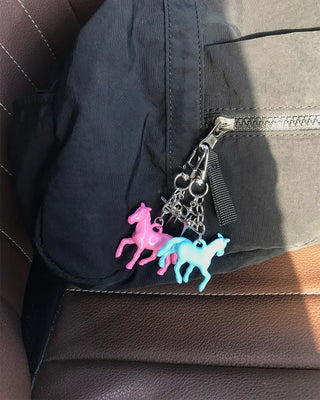 Vivid Horse Keyring
