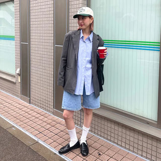 Denim shorts
