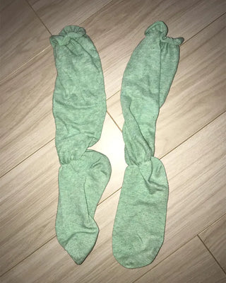 See-through color socks
