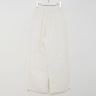 Quilted string pants