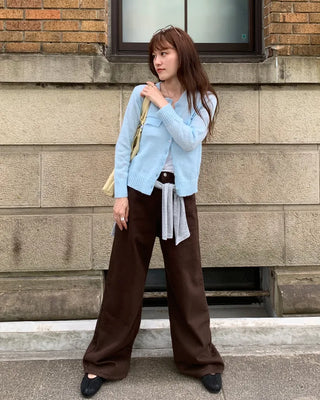Pocket knit cardigan