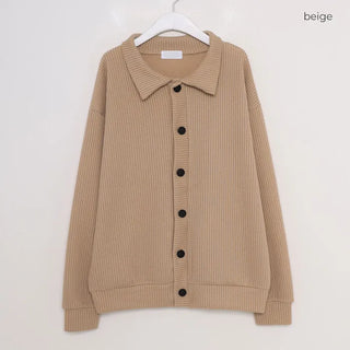 Knitted color cardigan