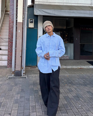 Oversized cotton shirt