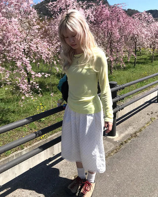 Colorful Tencel T-shirt