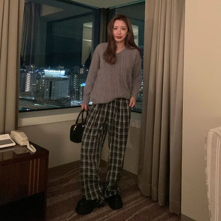 Cable Balloon Fit Knit