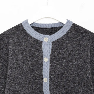Two-tone round cardigan
