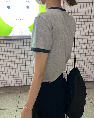 Two-tone ringer T-shirt