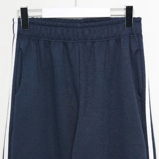 Fleece-lined wide-leg training pants