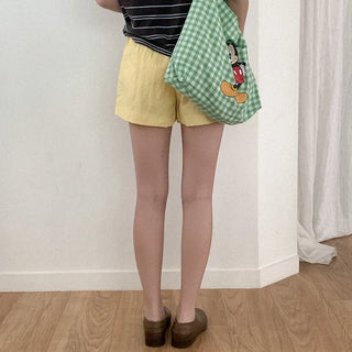 Nylon elastic shorts
