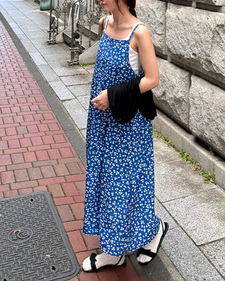 Flower Sleeveless Long Dress
