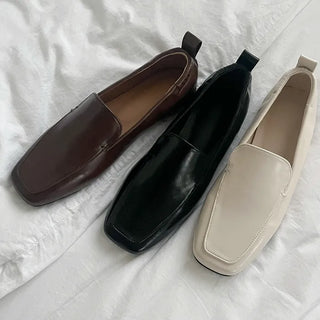 Classic leather loafers