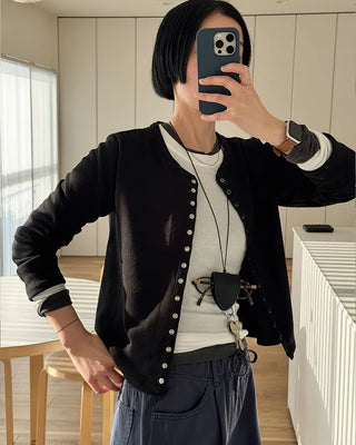 Autumn cotton cardigan