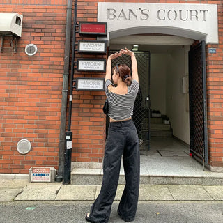 Asymmetrical Off-Shoulder T-Shirt